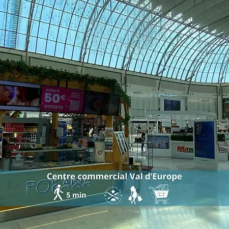 Le Rangiroa, 4 People, 5 Min To Disneyland Paris * Serris